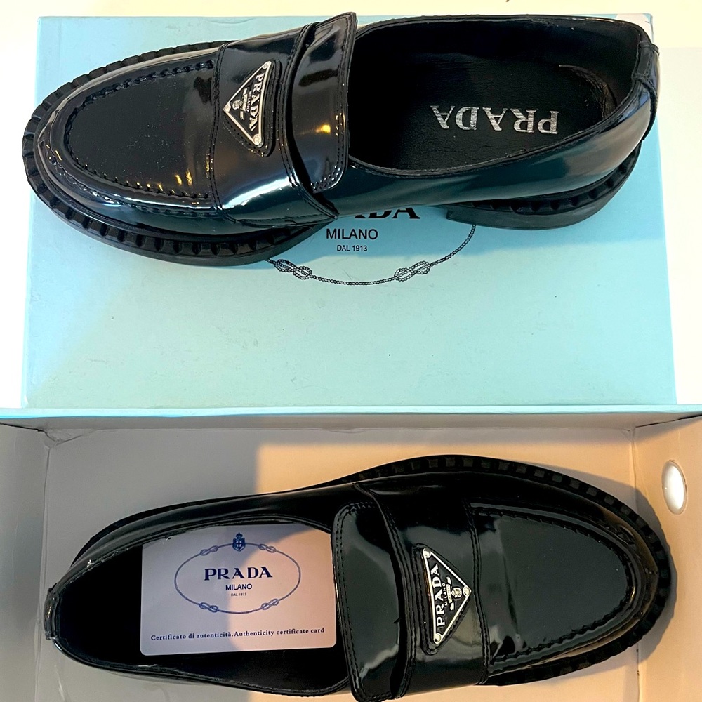 Designer Inspired Triangle Logo Loafers